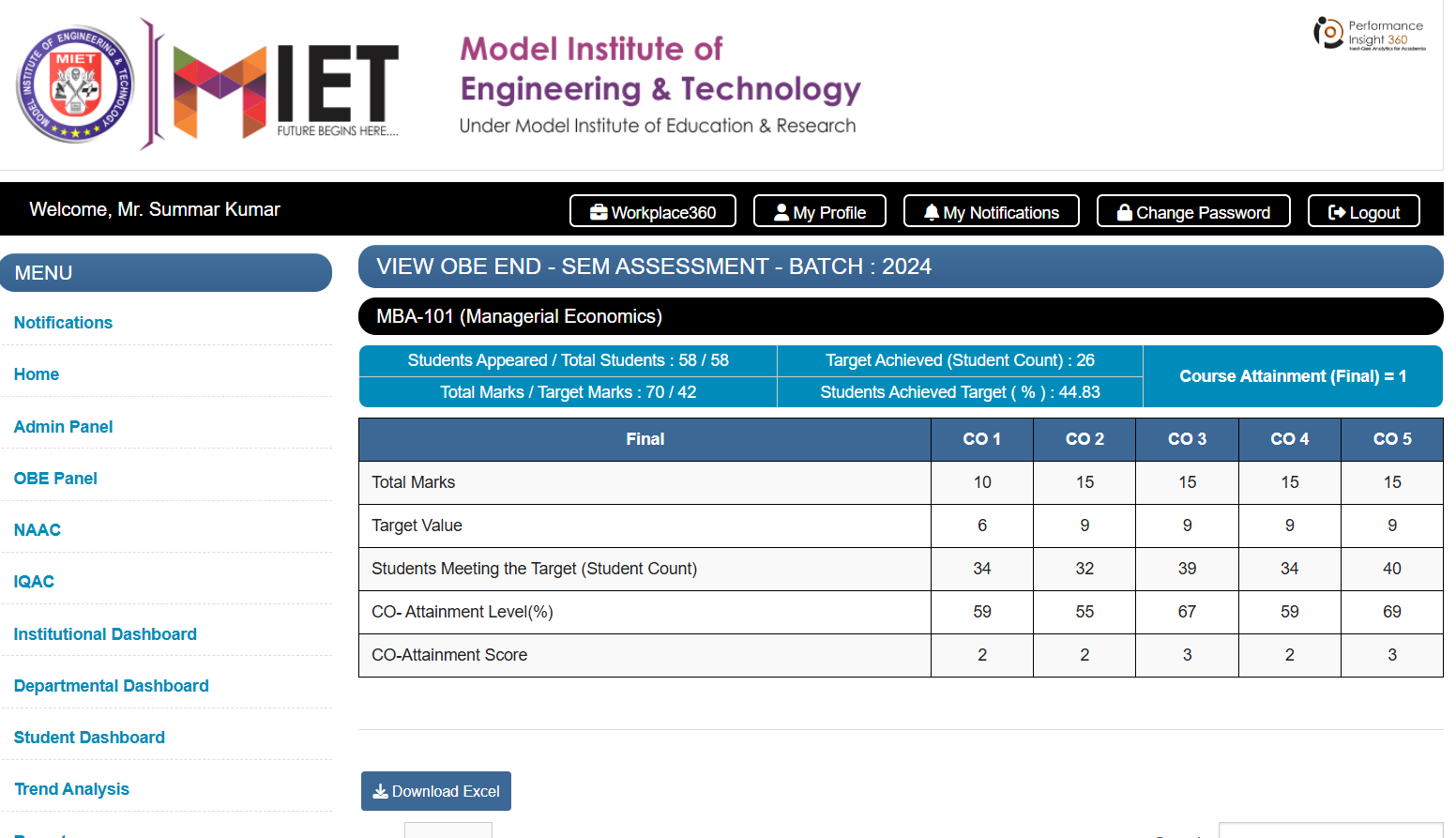 Student Repository and Tracking